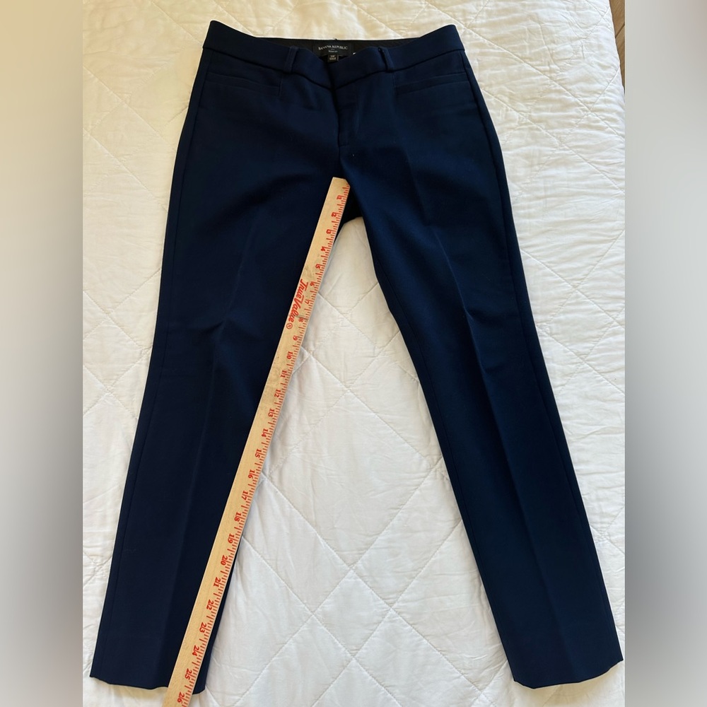 Banana Republic Sloan Fit 2 Petite Navy Pants
